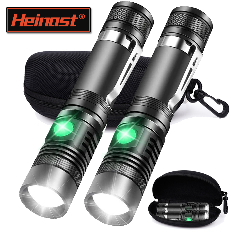 Outdoor Lighting Panel - Rechargeable T6 Handheld Flashlight Use 18650