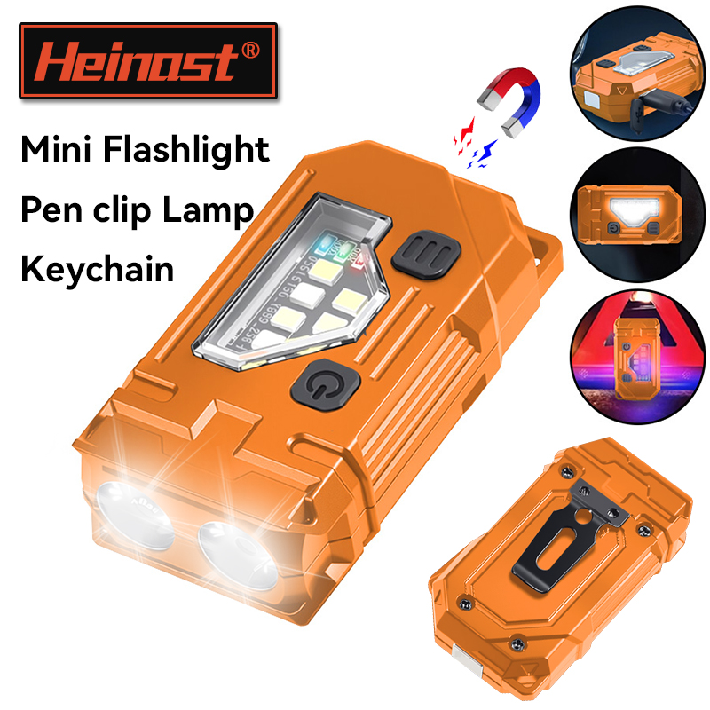 Outdoor Lighting Panel - Mini Keychain EDC Flashlight Rechargeable Magnetic