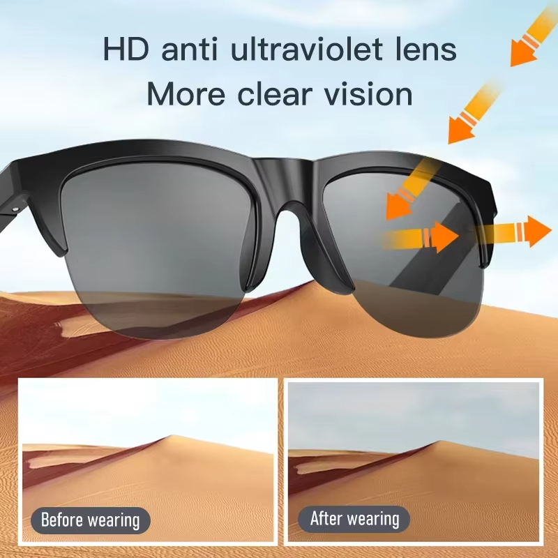 Outdoor Lighting Construction - Smart Sunglasses Glasses Bluetooth Call Outdoor