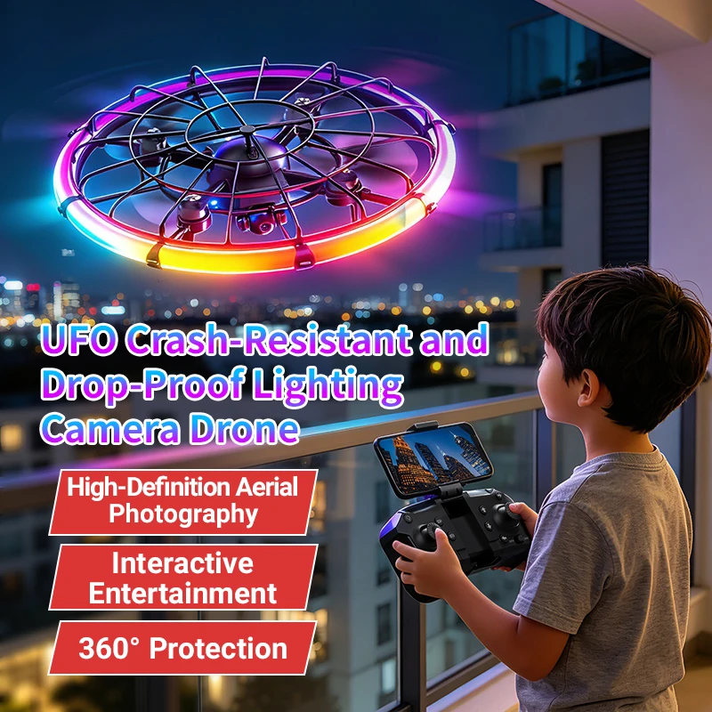 Outdoor Lighting And Camera - JJRC H145 UFO RC Drone with