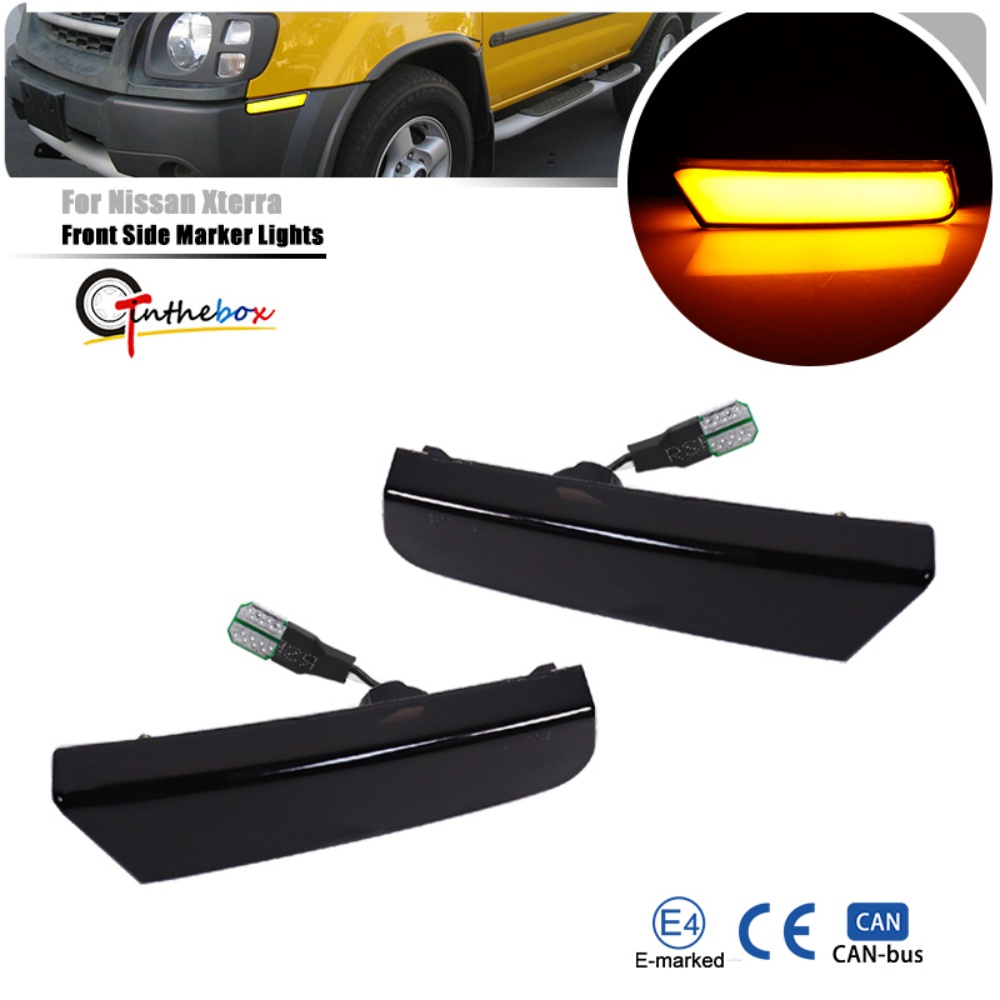 Outdoor Lighting Yellow - Gtinthebox Amber Yellow LED Car Front