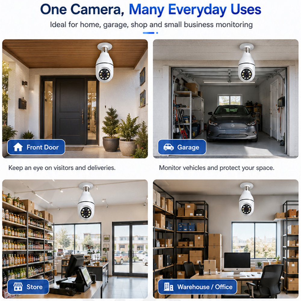 Bulb Camera  Tuya Wireless Lig - огляд і ціна Outdoor Lighting Construction