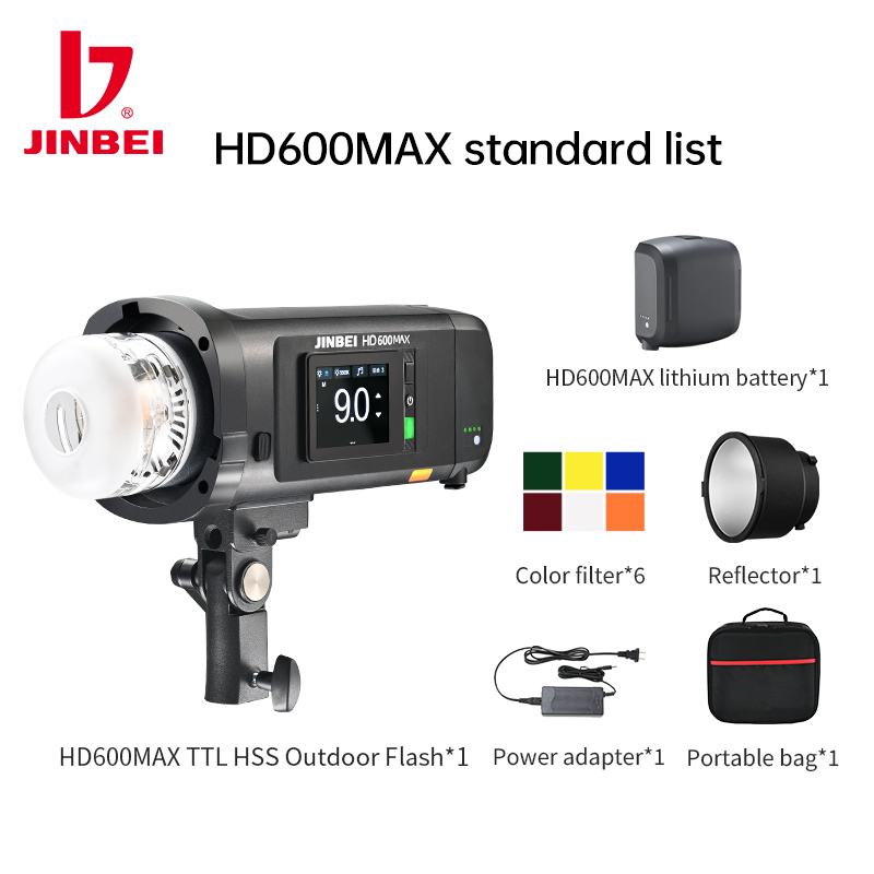 JINBEI HD600MAX Portable Outdo - огляд і ціна Outdoor Lighting And Camera