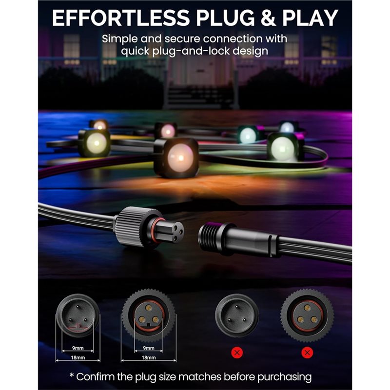 A03F-Extension Cable(16FT) Cor - огляд і ціна Outdoor Lighting Govee