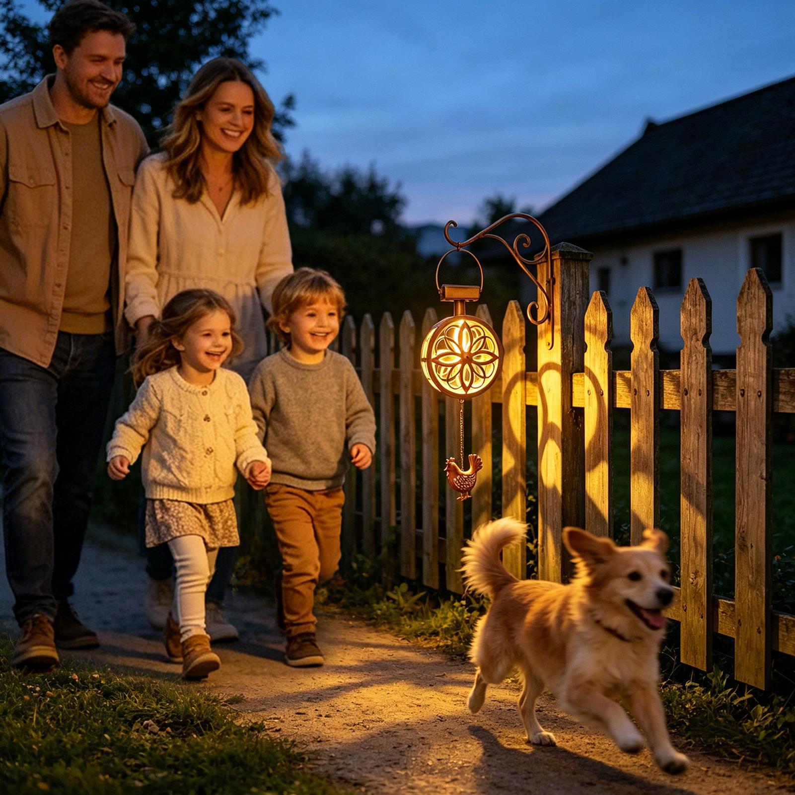 Solar Outdoor Hanging Pendant  - огляд і ціна Outdoor Lighting Yellow