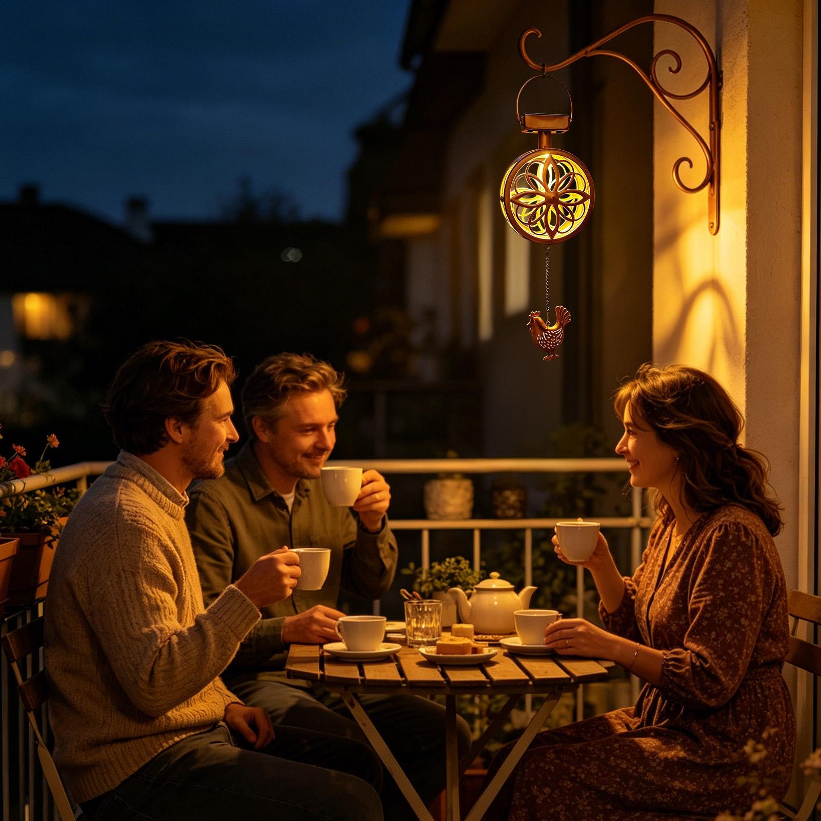 Solar Outdoor Hanging Pendant  - огляд і ціна Outdoor Lighting Yellow