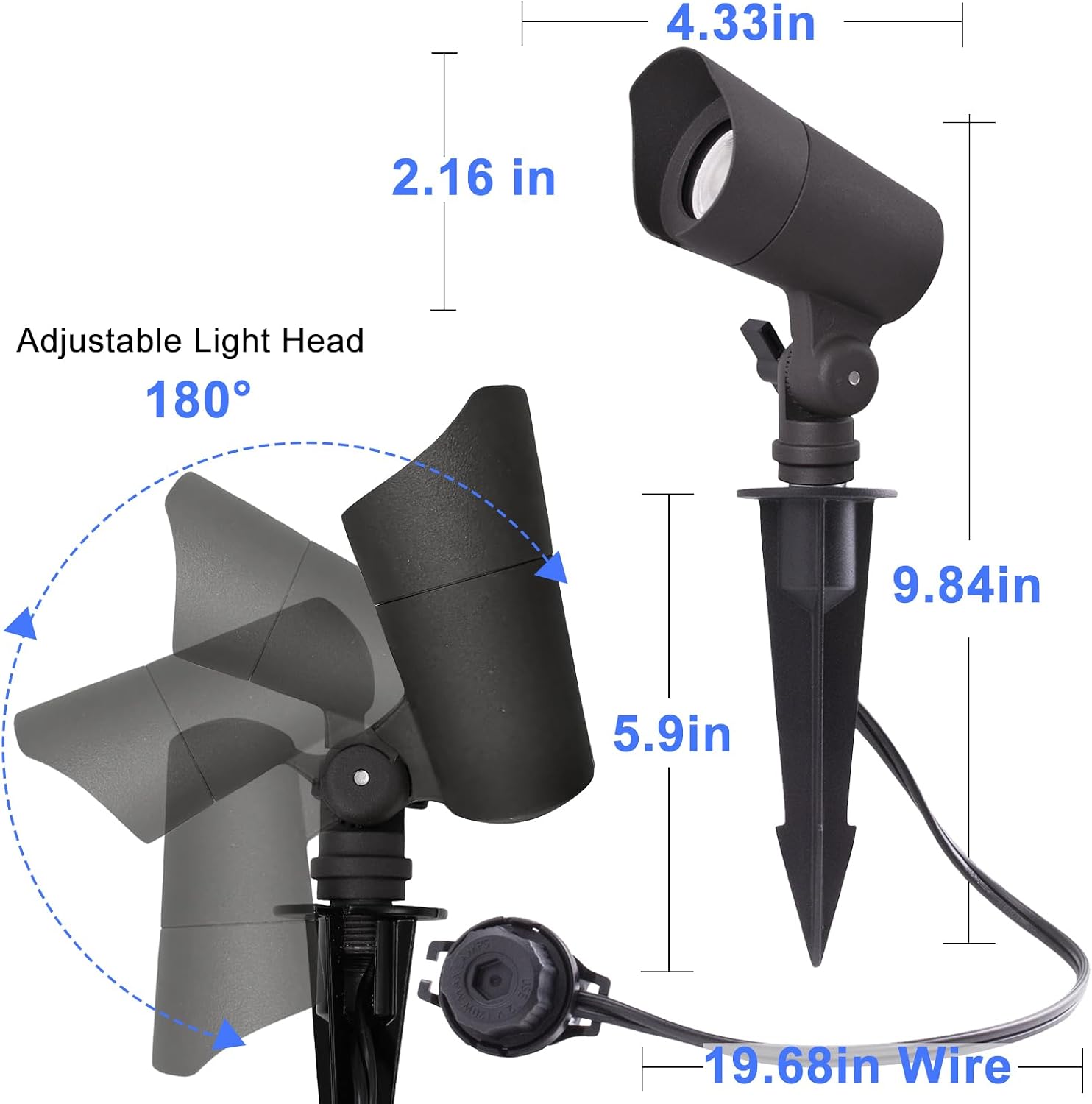 Low Voltage 12V LED Landscape  - огляд і ціна Landscape Spike Light