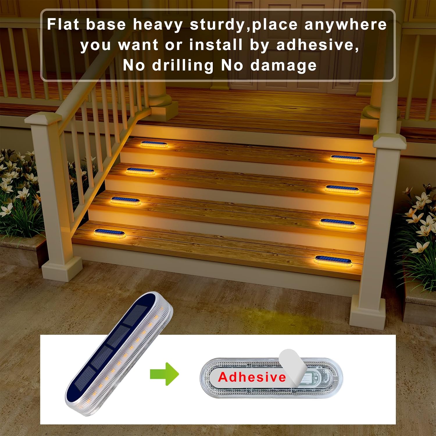 5 Years Lifespan Solar LED Ste - огляд і ціна Outdoor Lighting On Stairs