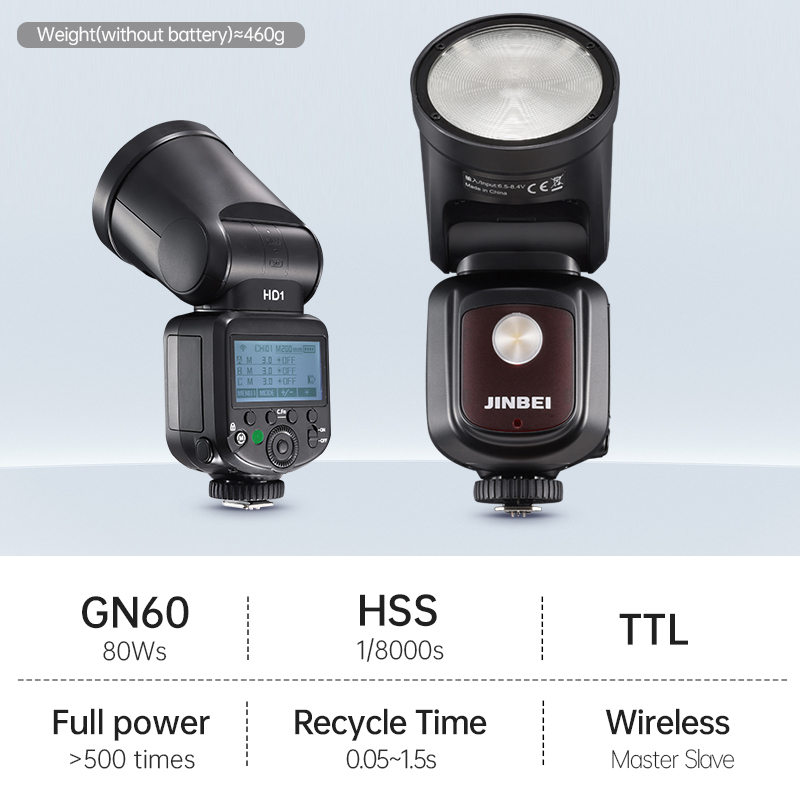 JINBEI HD-1Round-head HSS Spee - огляд і ціна Outdoor Lighting And Camera