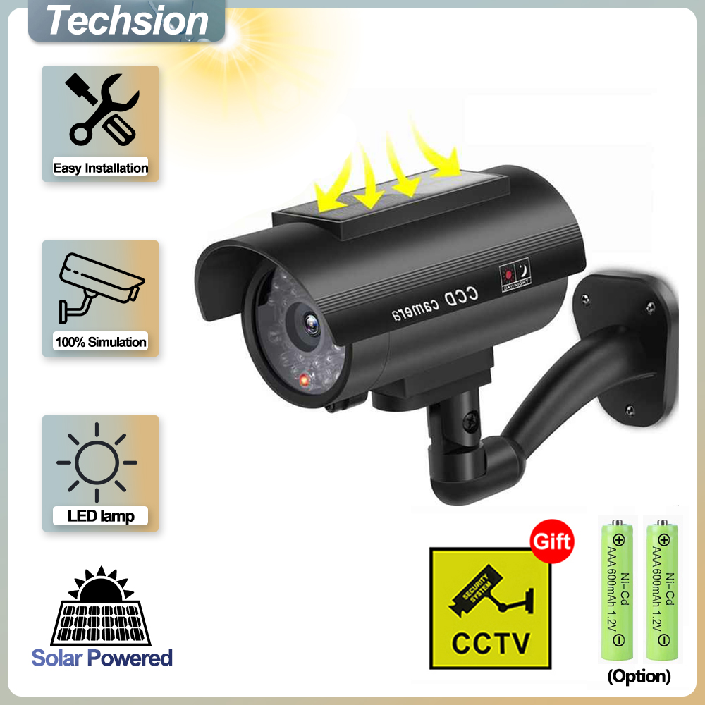 Solar Panel Dummy Surveillance - огляд і ціна Outdoor Lighting And Camera