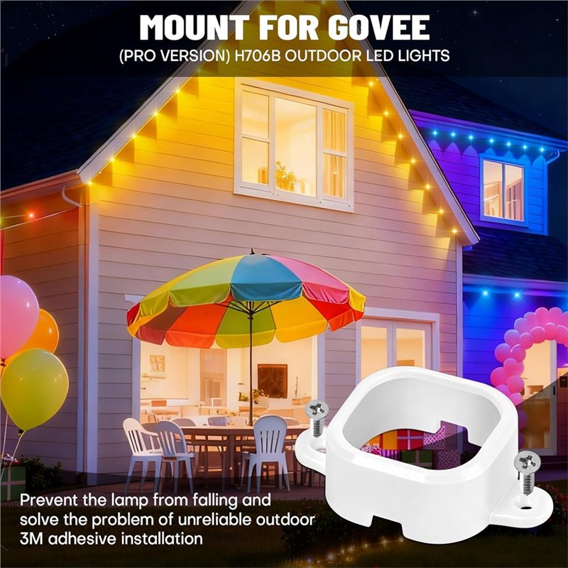 65 Pcs Mounting Brackets For O - огляд і ціна Outdoor Lighting Govee