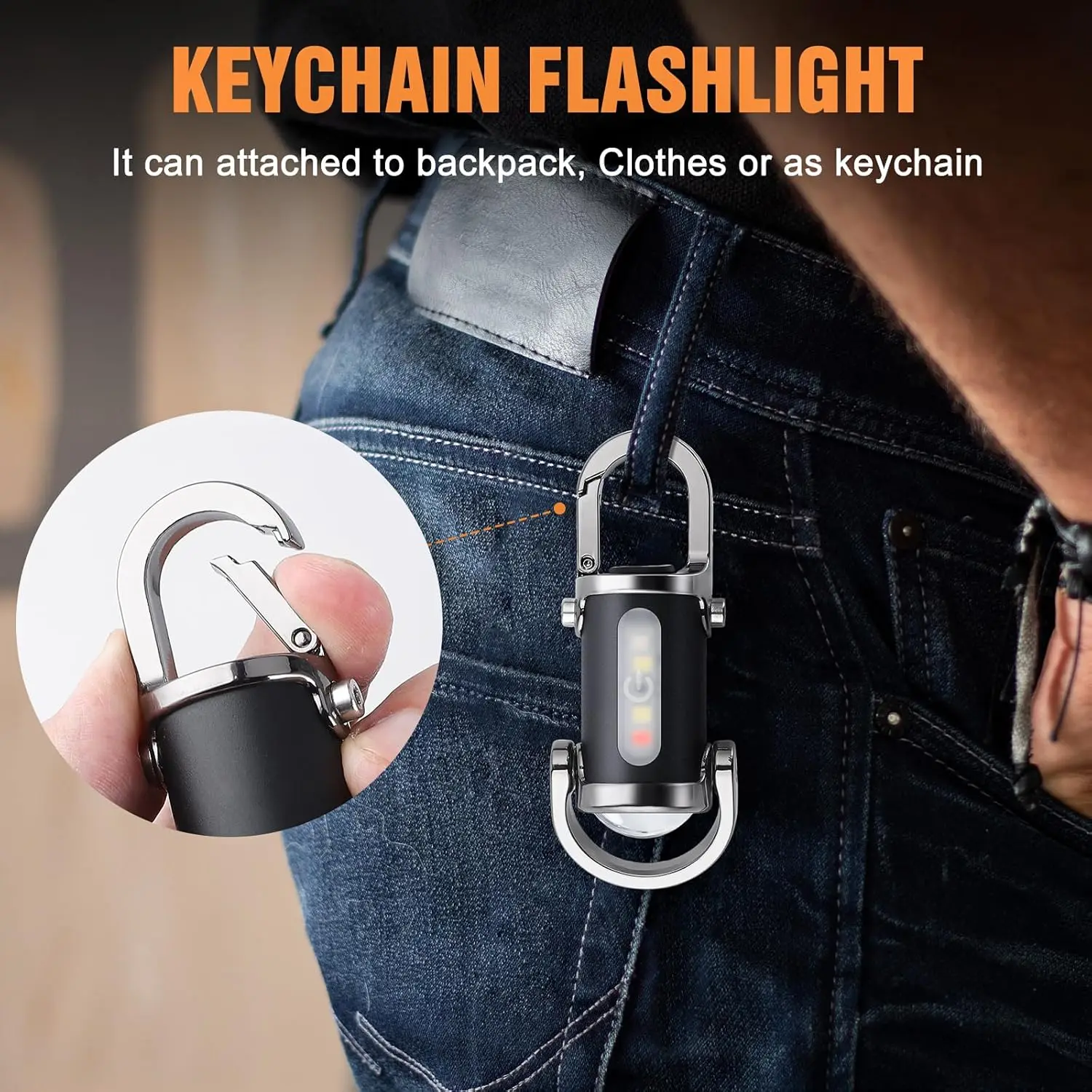 Mini Keychain Flashlight Recha - огляд і ціна Outdoor Lighting Panel
