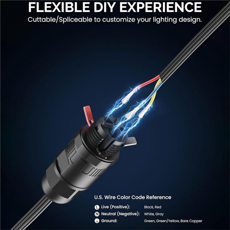 DT17 Waterproof Splice Connect - огляд і ціна Outdoor Lighting Govee