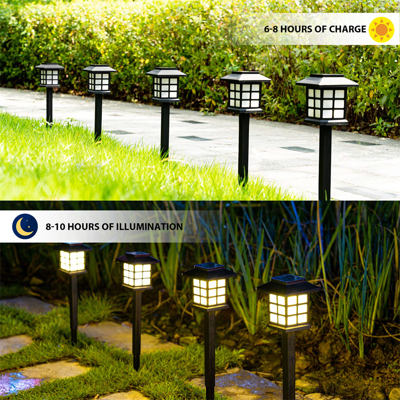 1-10PCS Solar Pathway Light Ou - огляд і ціна Outdoor Lighting Driveway
