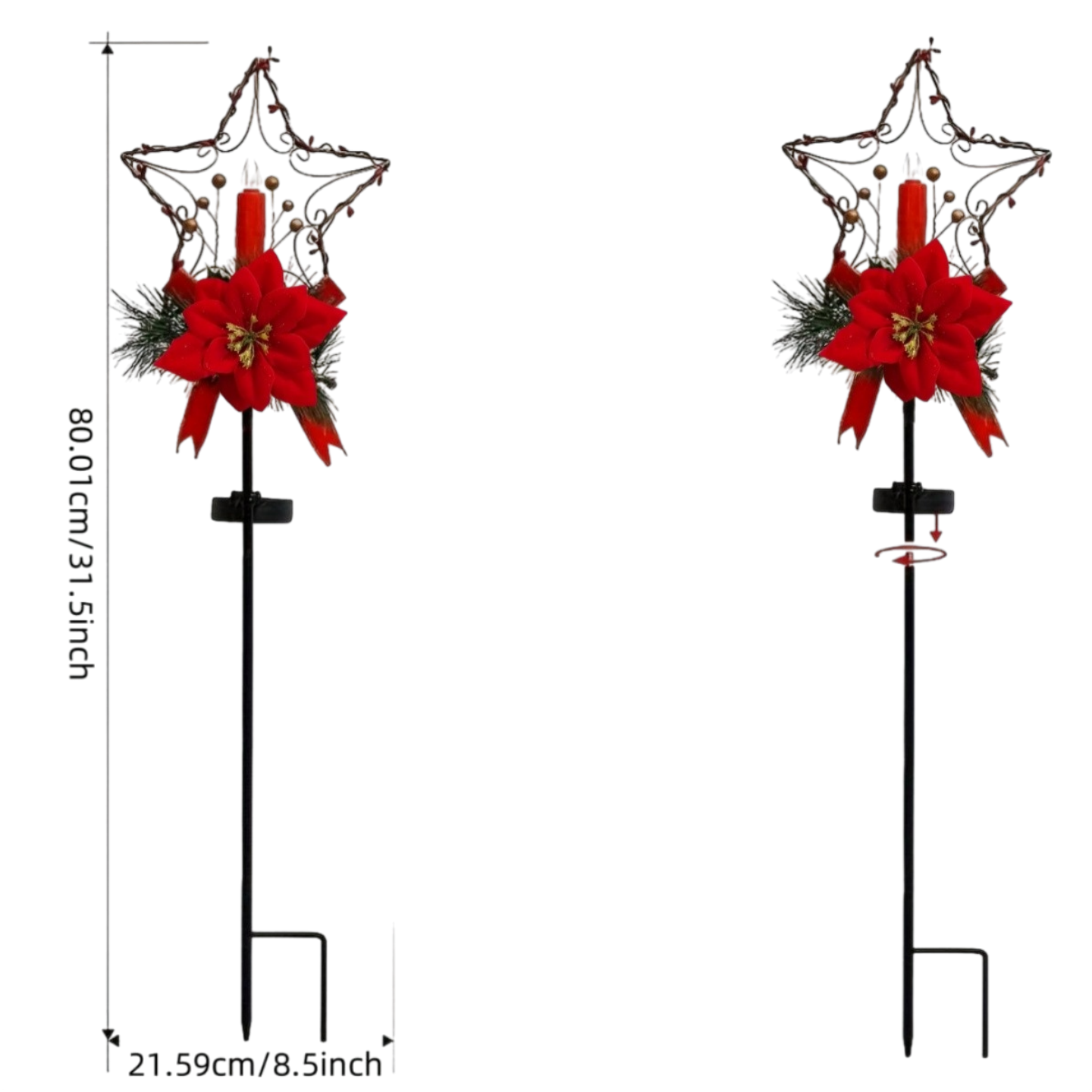 Outdoor Solar Light Christmas  - огляд і ціна Outdoor Lighting Yard Stakes