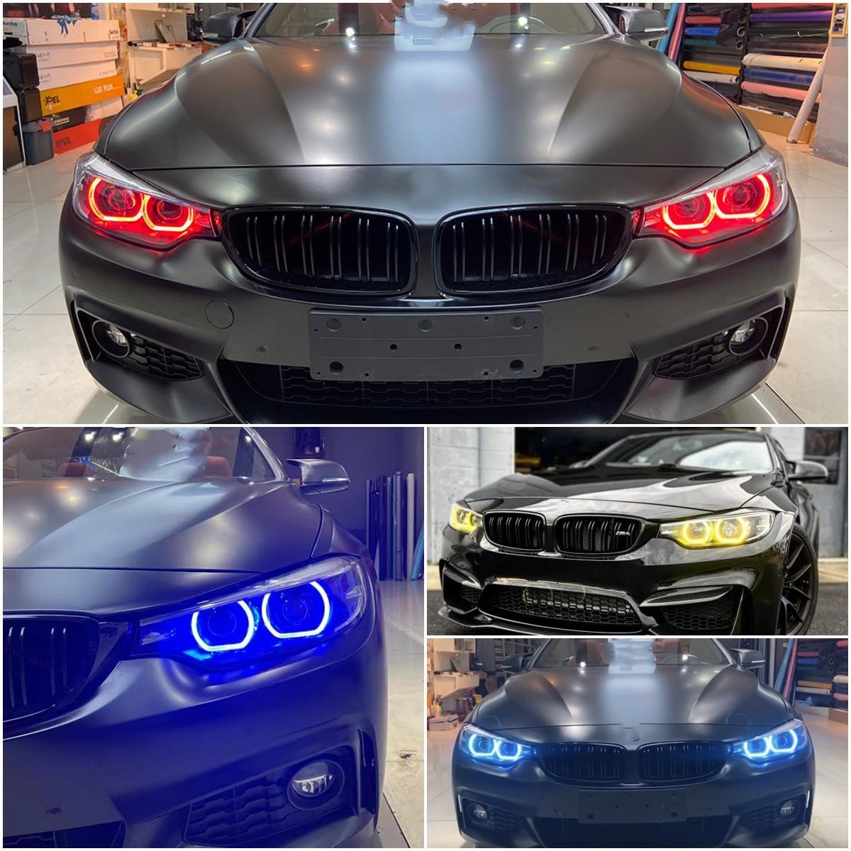 M3 M4 Blue Yellow DRL Angel Ey - огляд і ціна Outdoor Lighting Yellow