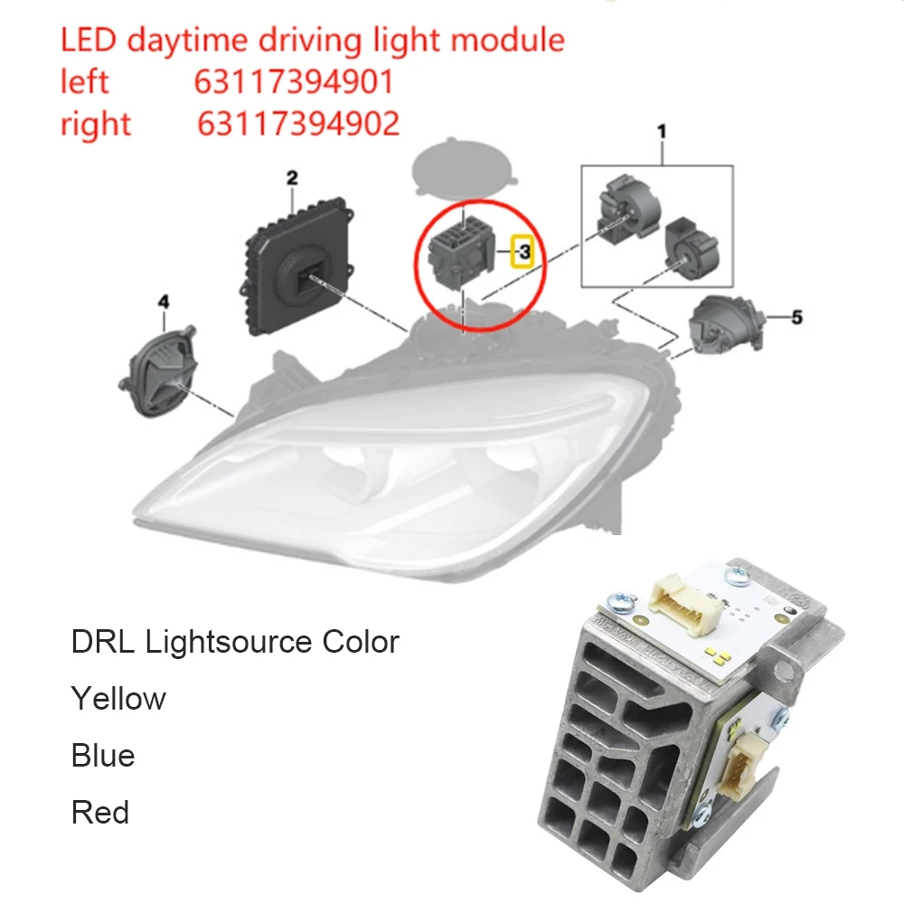 Yellow Angel Eye DRL LED Modul - огляд і ціна Outdoor Lighting Yellow