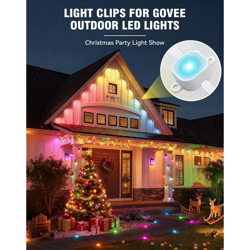 200pcs Outdoor Light Clips, fo - огляд і ціна Outdoor Lighting Govee