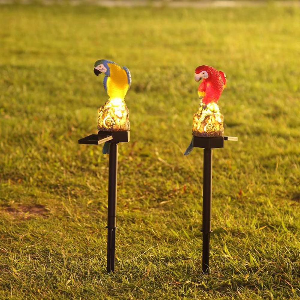 1pc Solar Lawn Lamp, Parrot Ou - огляд і ціна Outdoor Lighting Yard Stakes