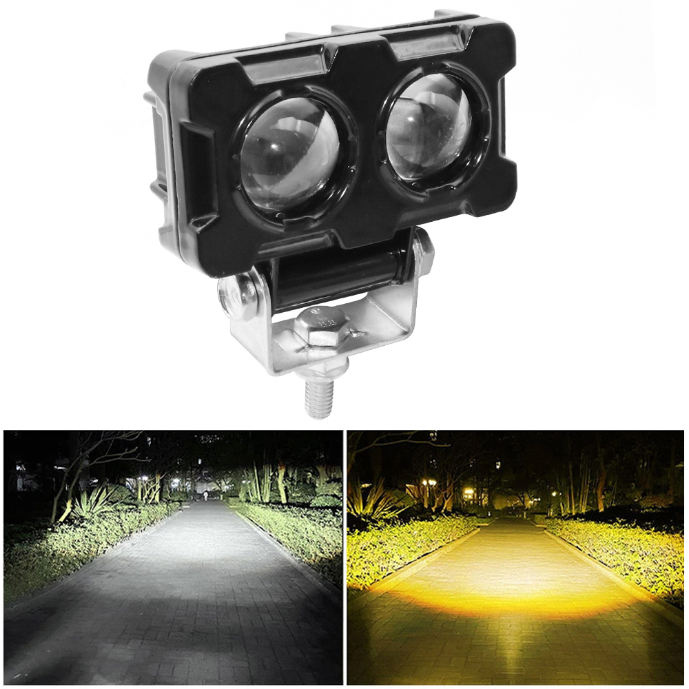 1PCS 20W Lens Spotlight Double - огляд і ціна Outdoor Lighting Yellow