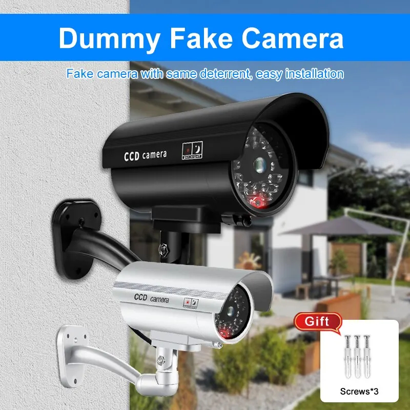 1PC Dummy Security Camera Watr - огляд і ціна Outdoor Lighting And Camera