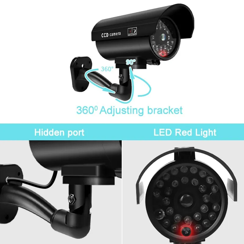 1PC Dummy Security Camera Watr - огляд і ціна Outdoor Lighting And Camera