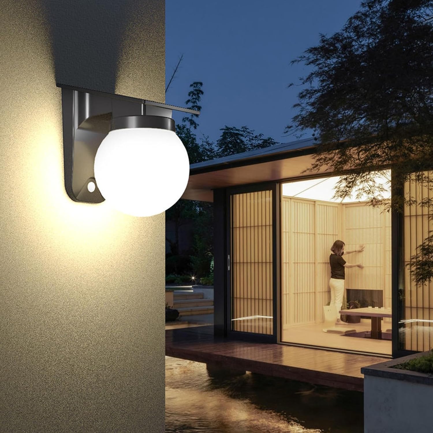 Solar Sphere Wall Lights Outdo - огляд і ціна Outdoor Lighting Driveway