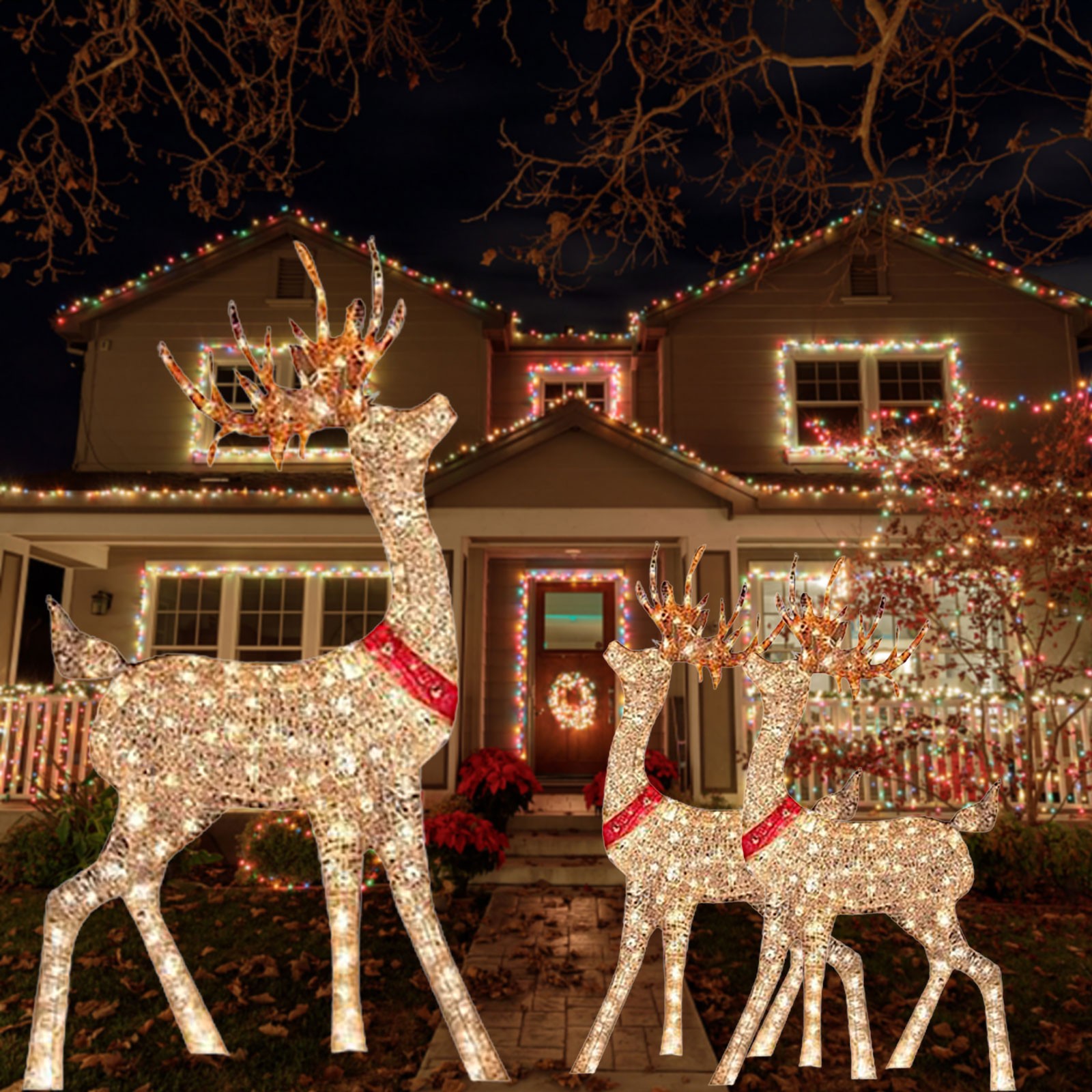 Lighted Christmas Decoration D - огляд і ціна Outdoor Lighting Yard Stakes