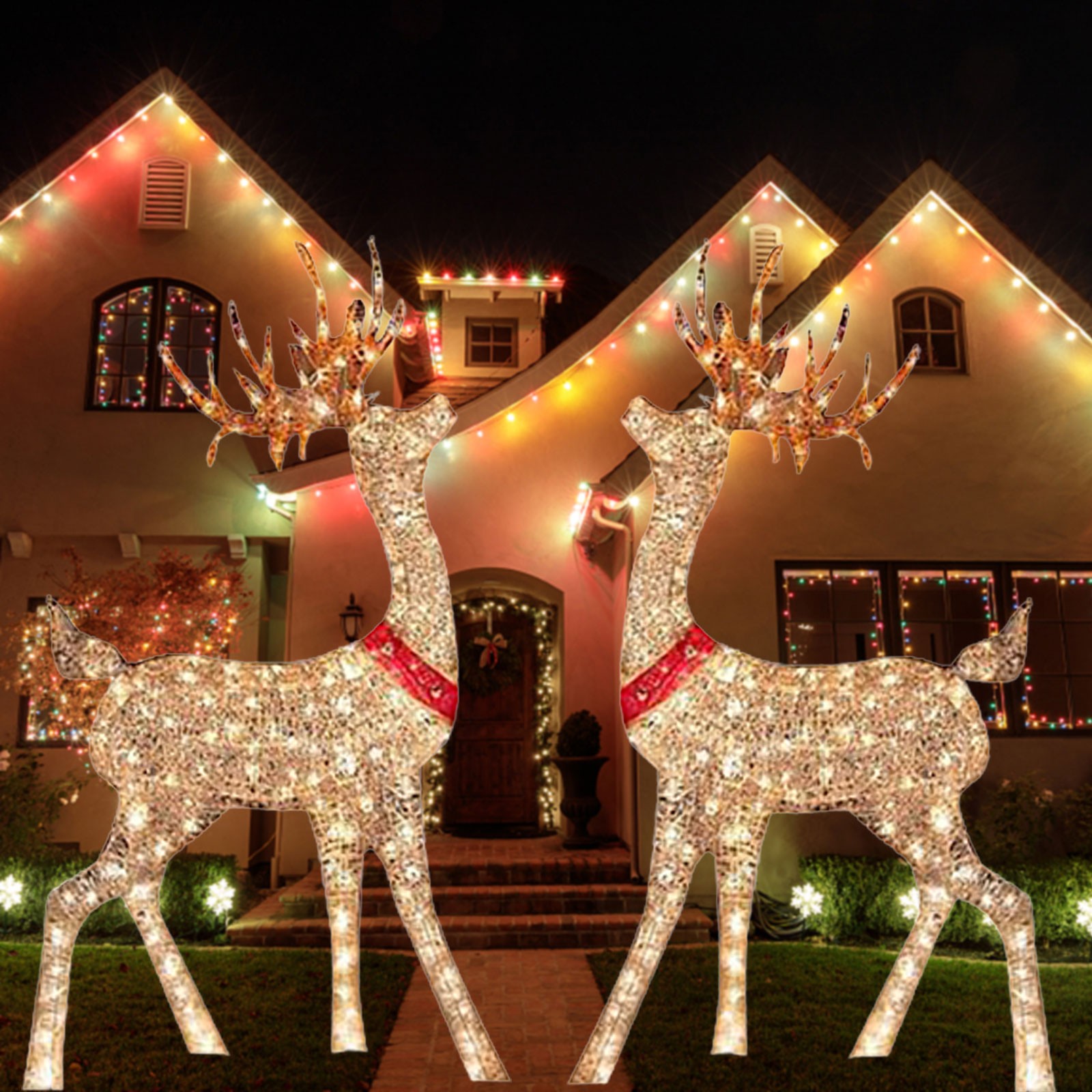 Lighted Christmas Decoration D - огляд і ціна Outdoor Lighting Yard Stakes