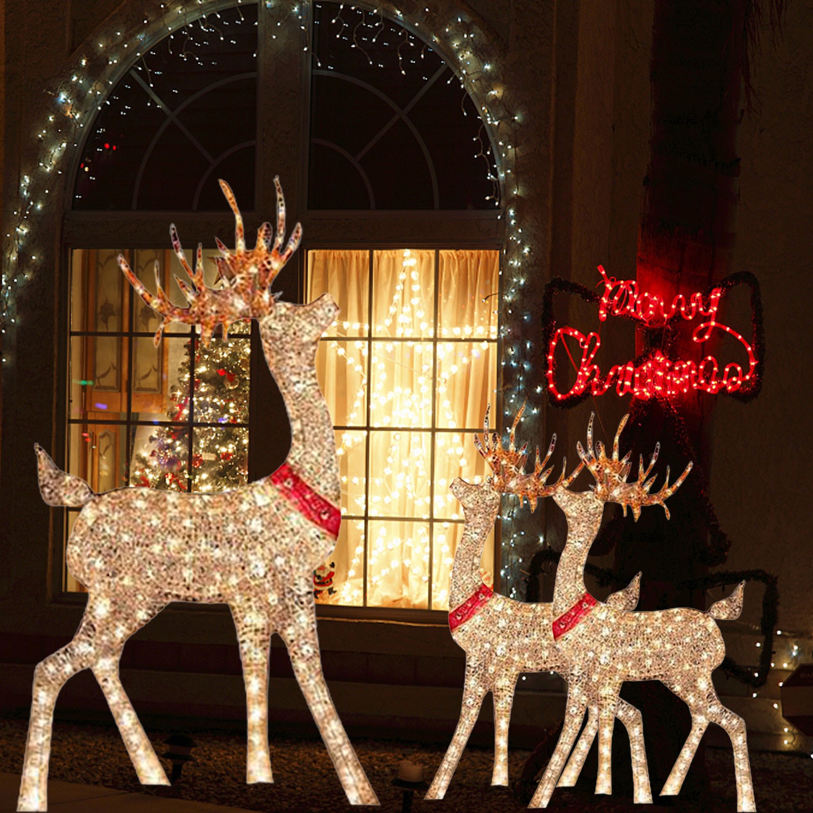 Lighted Christmas Decoration D - огляд і ціна Outdoor Lighting Yard Stakes