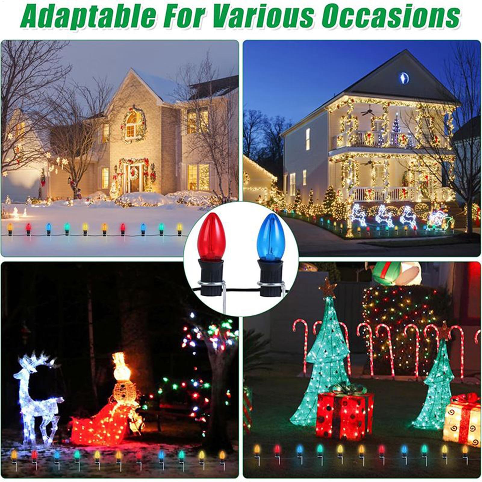 Christmas Light Stakes For Yar - огляд і ціна Outdoor Lighting Yard Stakes