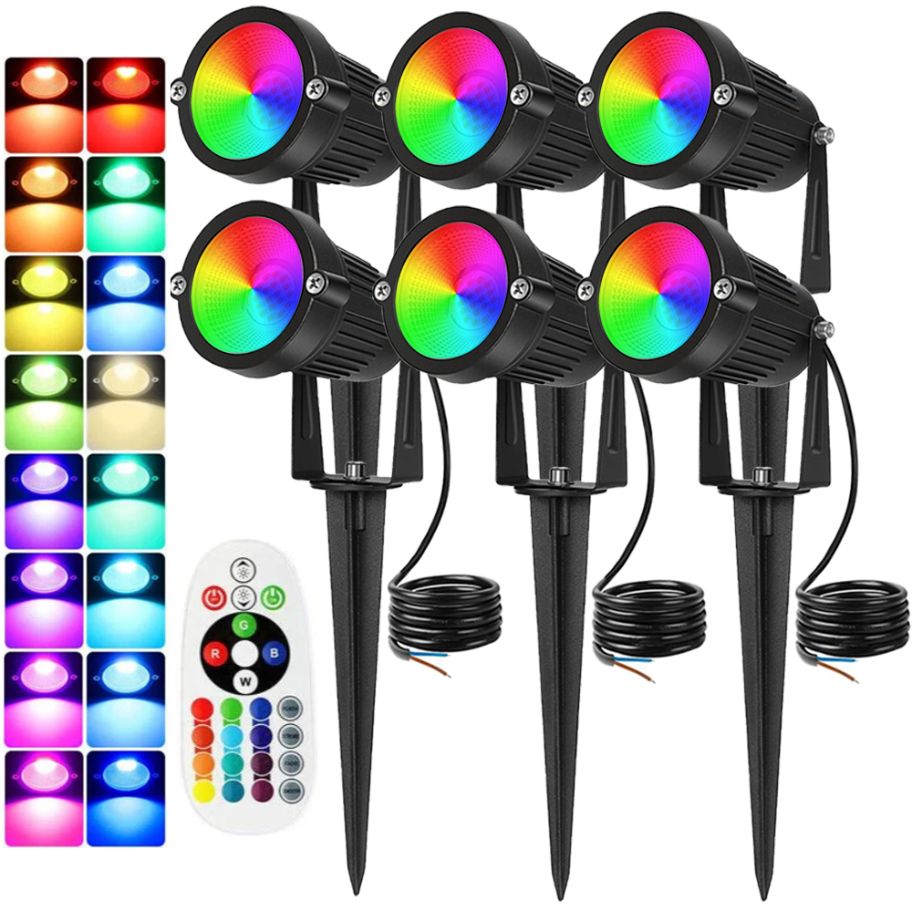 RGBW Landscape Lighting 10W wi - огляд і ціна Outdoor Lighting Spotlight