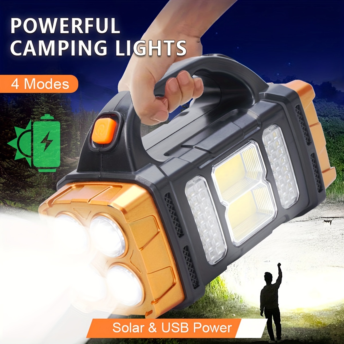 New Upgrade Rechargeable High  - огляд і ціна Outdoor Lighting Construction