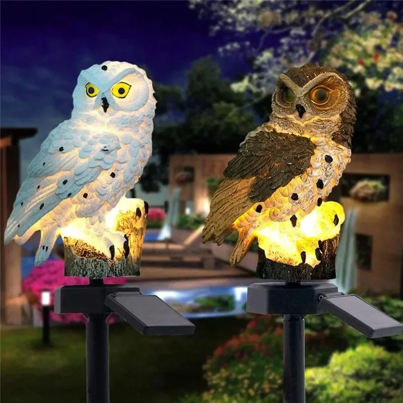 Solar Owl Statue Garden Light  - огляд і ціна Outdoor Lighting Construction