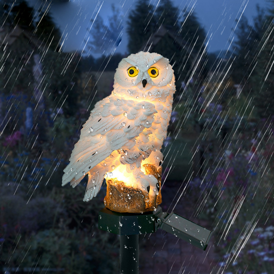 Solar Owl Statue Garden Light  - огляд і ціна Outdoor Lighting Construction