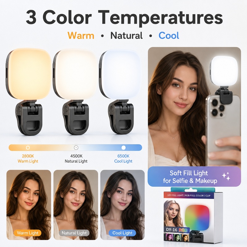 Portable RGB LED Fill Light Po - огляд і ціна Outdoor Lighting And Camera