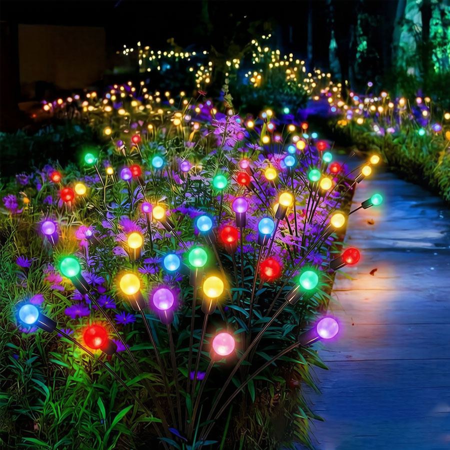 10/6 LED Solar Garden Firefly  - огляд і ціна Landscape Spike Light