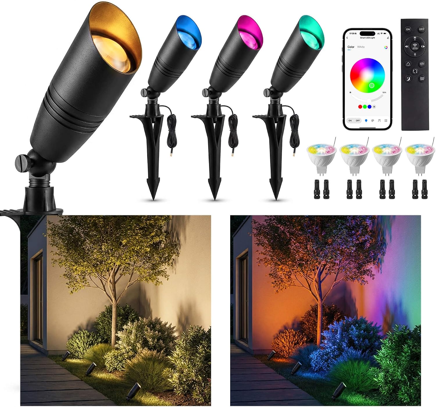 Low Voltage Outdoor RGBCW Land - огляд і ціна Outdoor Lighting Spotlight