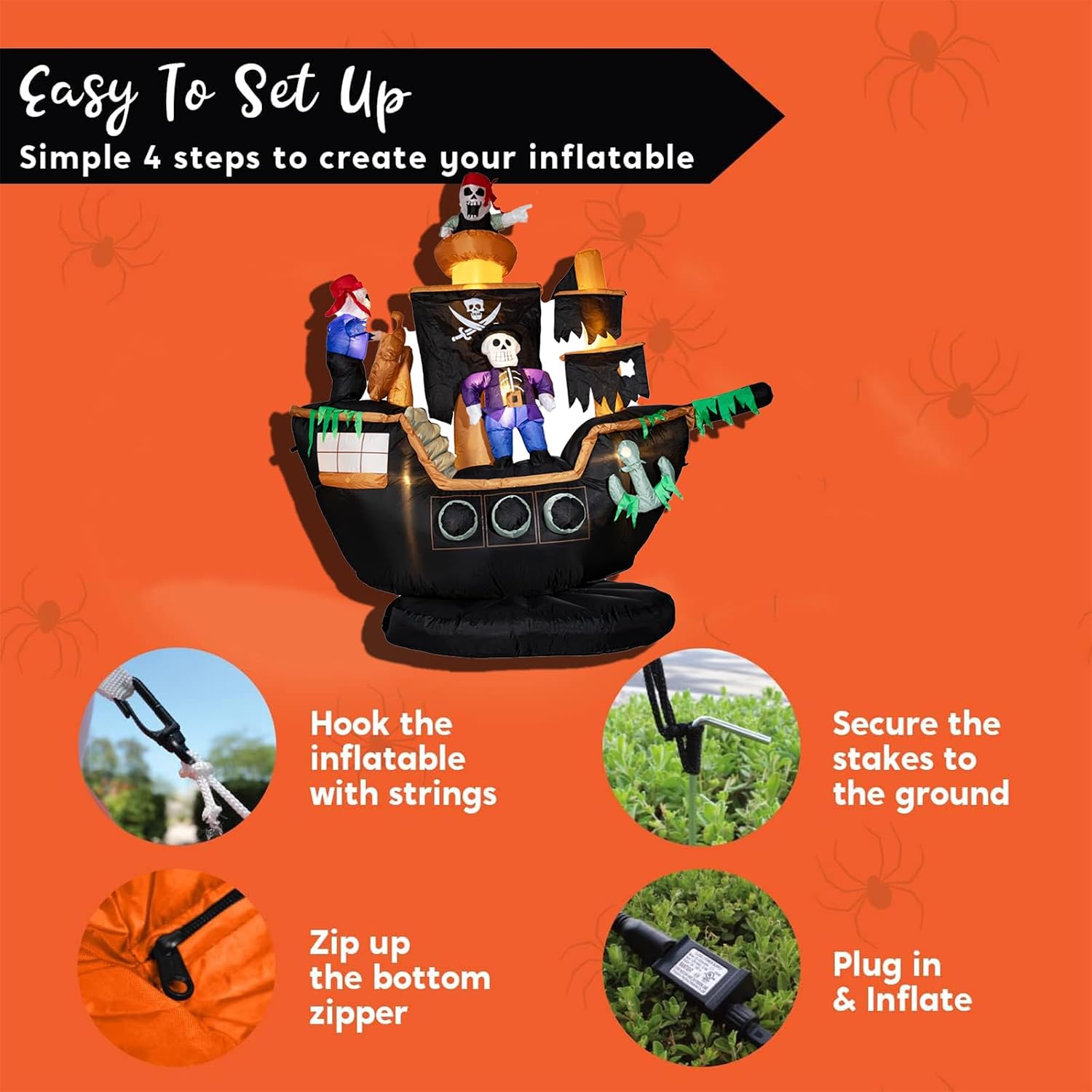 Outdoor Halloween Inflatable P - огляд і ціна Outdoor Lighting Yard Stakes