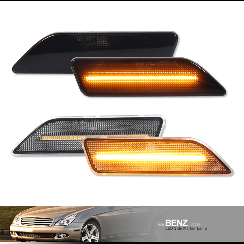 2pcs Mercedes C219/W219 CLS350 - огляд і ціна Outdoor Lighting Yellow