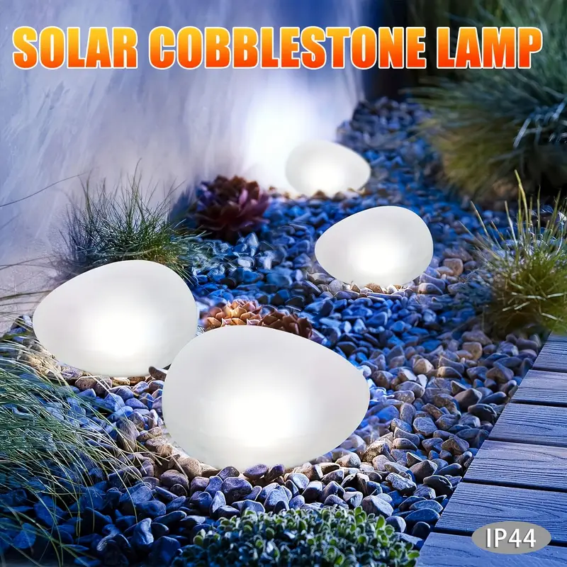 1/2Pack Solar Pebble Lights –  - огляд і ціна Landscape Spike Light
