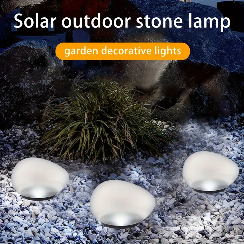 1/2Pack Solar Pebble Lights –  - огляд і ціна Landscape Spike Light