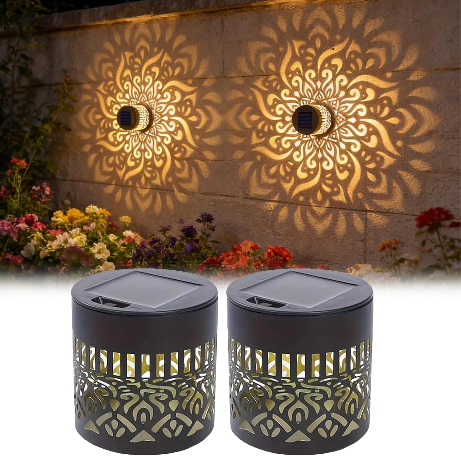 2-Pack Solar Garden Lights IP6 - огляд і ціна Outdoor Lighting Driveway