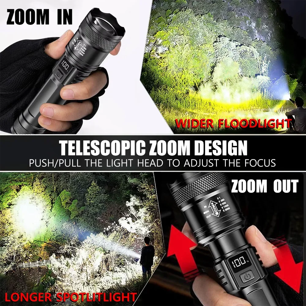 Rechargeable LED Flashlight Zo - огляд і ціна Outdoor Lighting Construction
