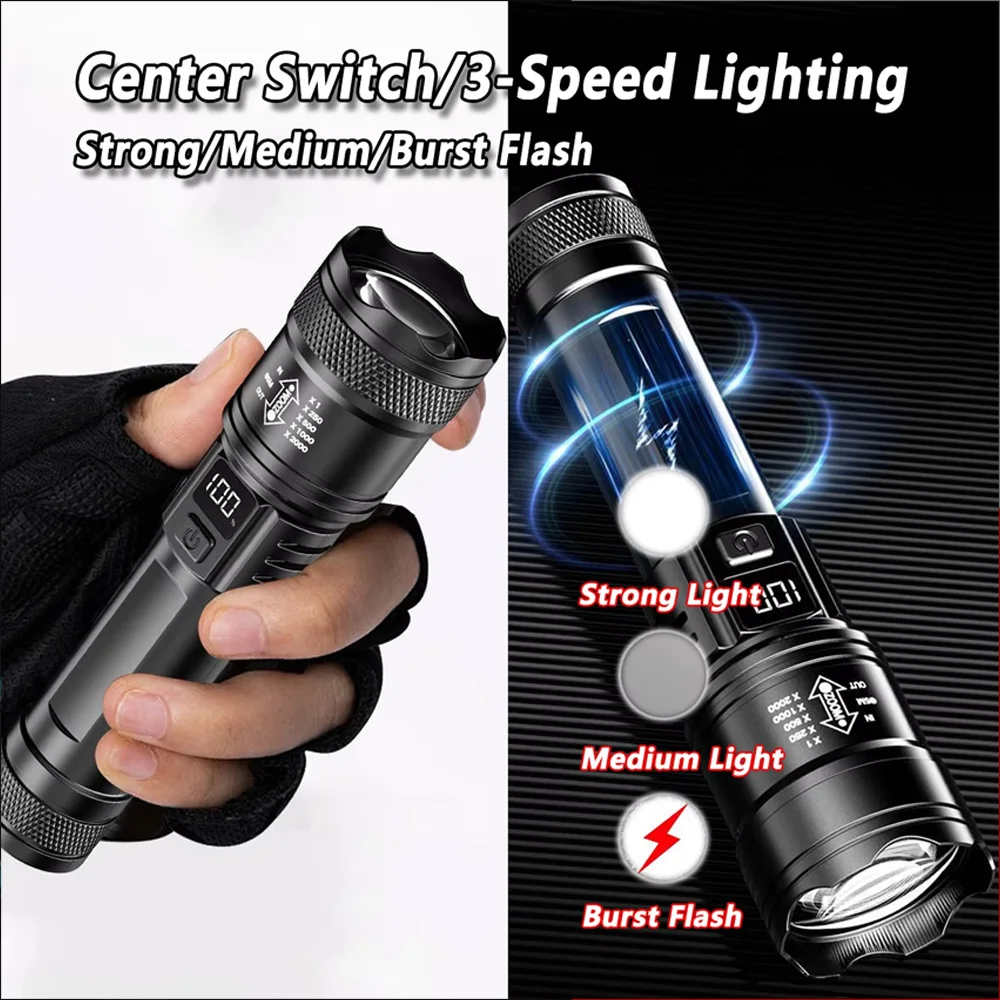 Rechargeable LED Flashlight Zo - огляд і ціна Outdoor Lighting Construction