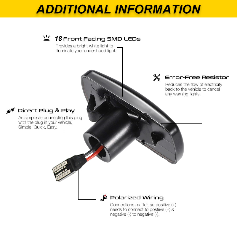 2xDynamic LED Side Marker Ligh - огляд і ціна Outdoor Lighting Yellow
