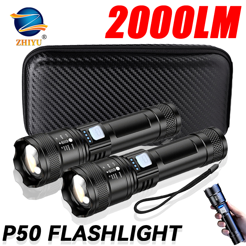 Tactical LED Flashlight 2000LM - огляд і ціна Outdoor Lighting Construction