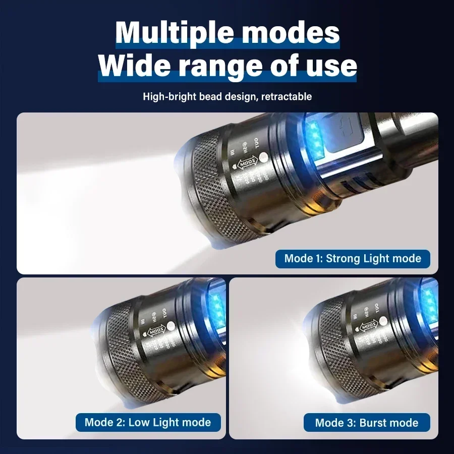 Tactical LED Flashlight 2000LM - огляд і ціна Outdoor Lighting Construction