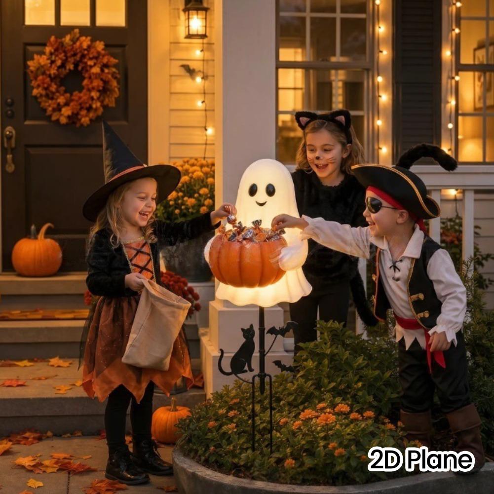 2026 Halloween Ghost Pumpkin C - огляд і ціна Outdoor Lighting Yard Stakes