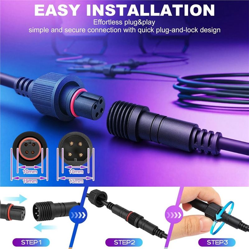[HOT!】 Waterproof 4Pin Extensi - огляд і ціна Outdoor Lighting Govee